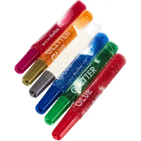 Glitter Color Pigment - Set of 6 Colors 9.5ml