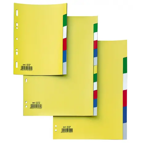 Intercalari Separatori Neutri a 12 Tasti Colorati