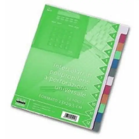 Intercalari Divisori con Tasti Colorati: Organizzazione e Qualità