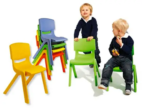 Sedia per Bambini Scuola Infanzia Ergo Child Misura 2 - 4 Colori