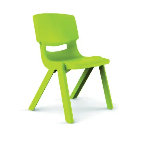 Sedia per Bambini Scuola Infanzia/Primaria Conforme CAM ErgoCam Misura 3 Verde Lime