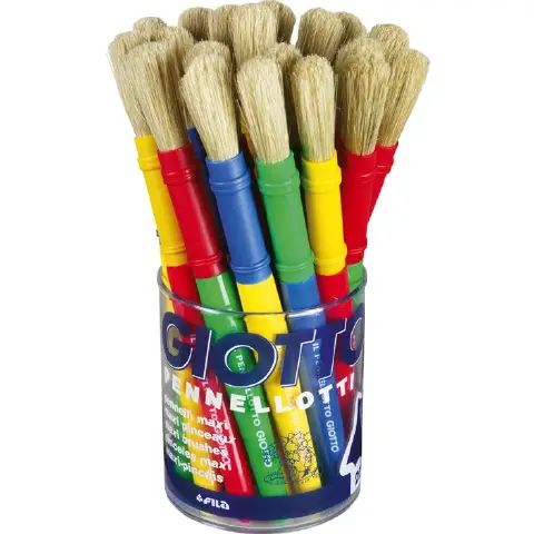 Jar 20 Giotto Brushes