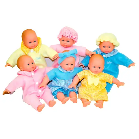 Soft Baby Dolls Set 6 Pieces