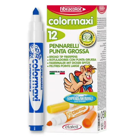 Colormaxi Fibracolor Blue Markers