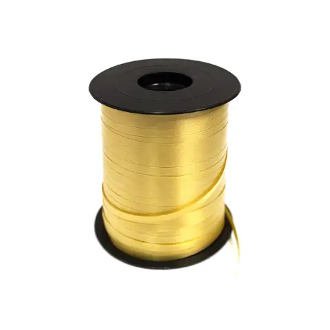 Nastro Regalo Oro – 10 mm x 250 Yard, Polipropilene Arricciabile
