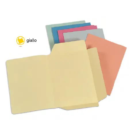 Folders 3 Flaps Yellow with Printing 50Pcs.