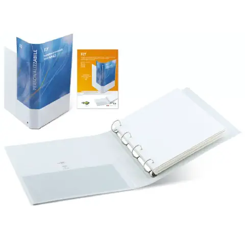 Raccoglitore ad Anelli Personalizzabile Fly 50 A4