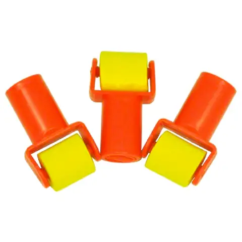 set 3 Rulli a Dita Lisci