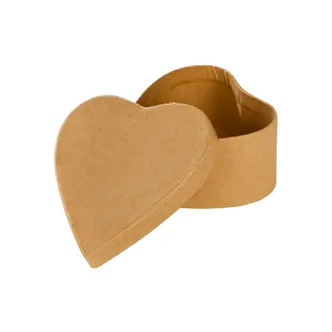 Scatole in Cartone a forma di Cuore Cm 8 x 7,5 - 10 Pezzi