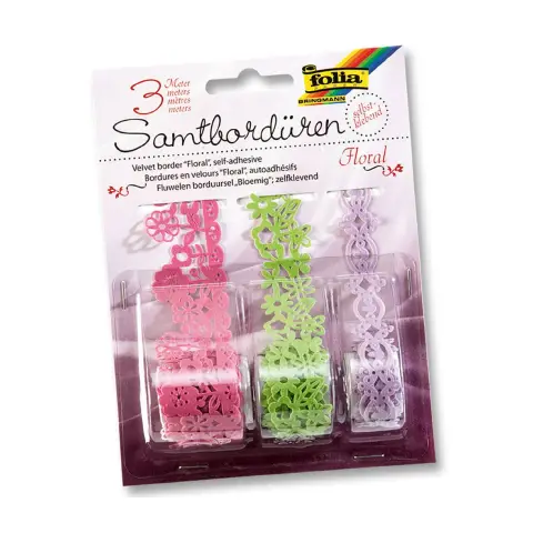 Adhesive Felt Ribbons Spring Decoration 3 1 m Rolls