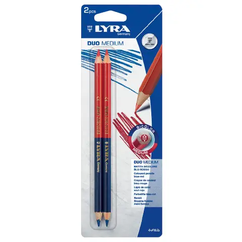 Lyra Medium Bicolor Pencil Blister Pieces 2
