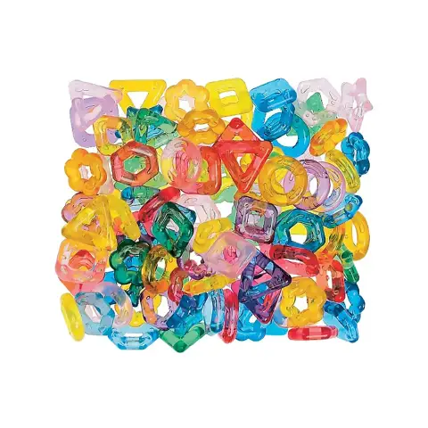 Anelli Fantasia Multiforme Trasparenti da Infilare – 227 gr