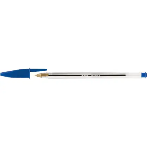 Bic Cristal Blue Ballpoint Pen - 50 pcs pack