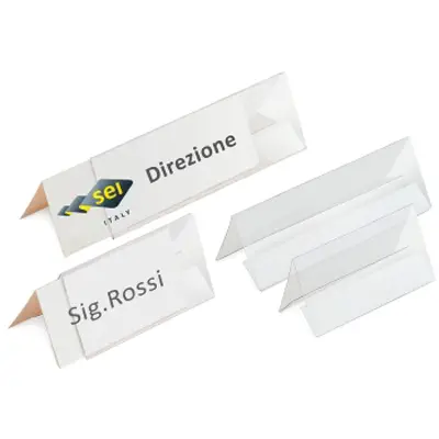 Prism Table Name Holder 15x5 10Pcs.