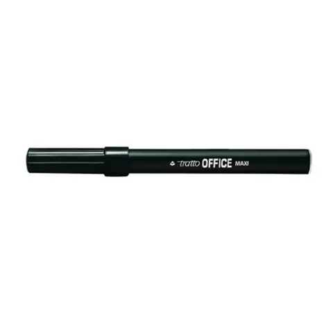 Tratto Office Maxi Black marker pen - 12-pack