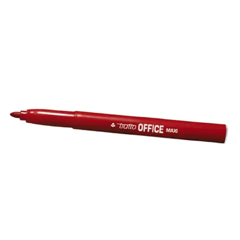 Tratto Office Maxi Red marker pen - 12-pack