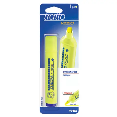 Tratto Video Highlighters Bl Yellow