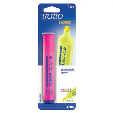Tratto Video Highlighters Bl Pink