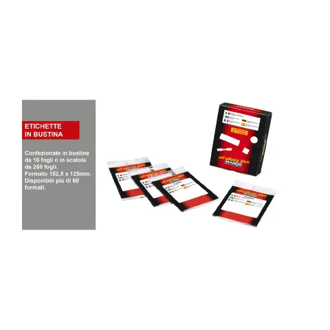 Adhesive Labels mm. 115x70 Cf.Sheets10