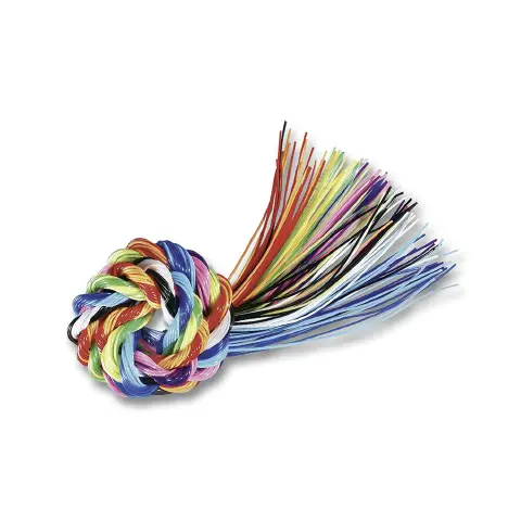Fili per Scoubidou – Set 100 pezzi, 10 colori traslucidi e opachi, 2 mm x 10 cm