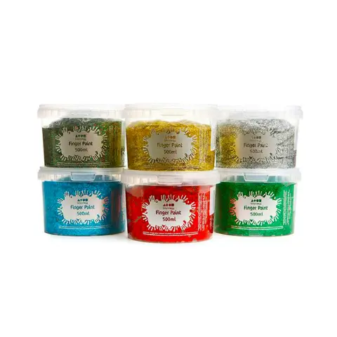 Glitter Effect Finger Tempera