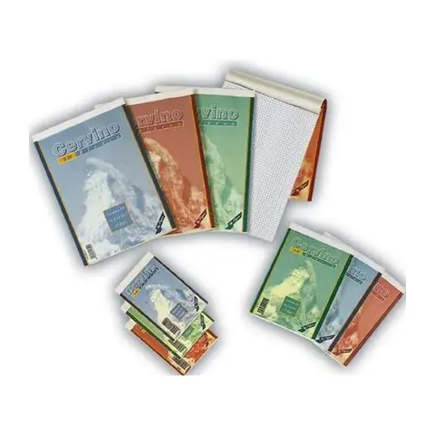 Blocco Note Cervino A5 Quadrettato - confezione 10 pz