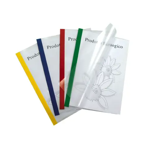 Folders with Colored Spine