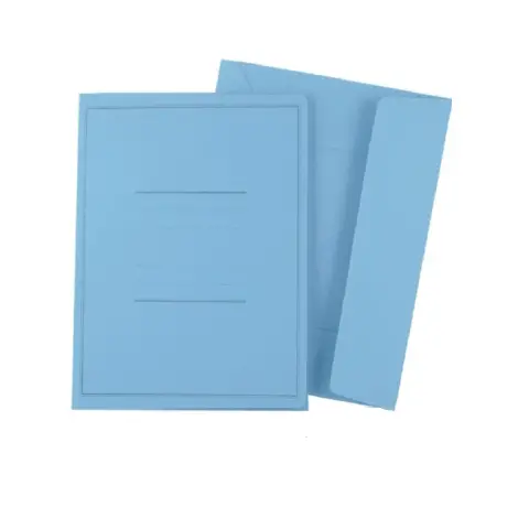 Pannosa Folder 3 Flaps Light Blue - pack of 50 pcs