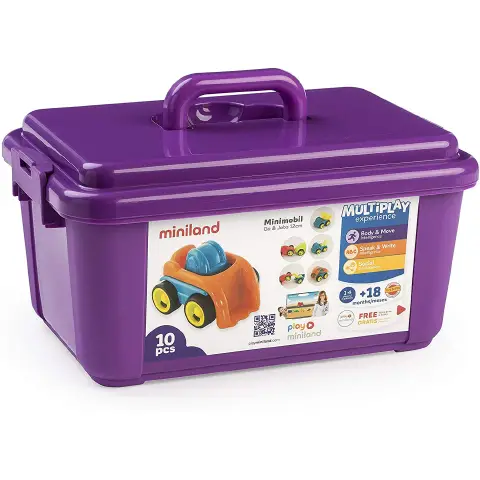 Automobiline Minimobil Go Contenitore 10 Pezzi