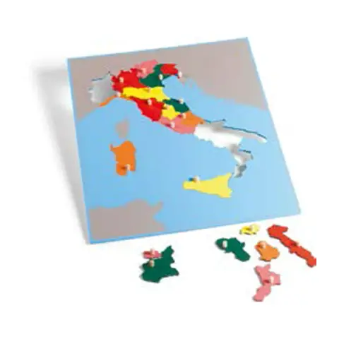 Italy, Interlocking Montessori With Transparent Bottom