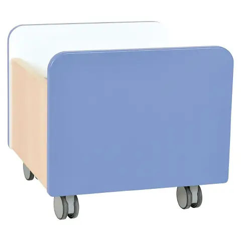 Arredo Scuola Carrello Medio Quadro Blu