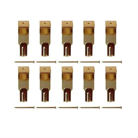 Brass-plated X Hooks for Frameworks