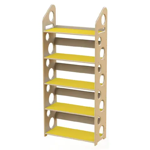 High Bookcase Module cm. 168 Yellow