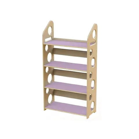 Medium Bookcase Module cm. 133 Lilac
