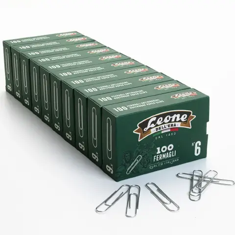 Galvanized Clips Size #6 100Pcs - pack 10 pcs