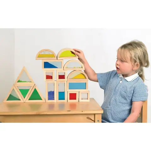 Maxi Set of Water Glitter Sand Shot Blocks 16 Pieces