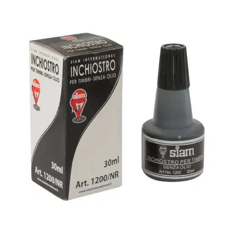 Rubber Stamp Ink Black