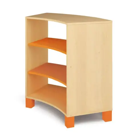 Mobile Divisorio Nova Arancio per Ambienti Scolastici H 94 cm.