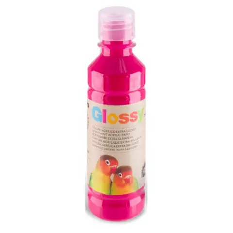 Acrylic Paint Color Extralucent 250 ml. Magenta