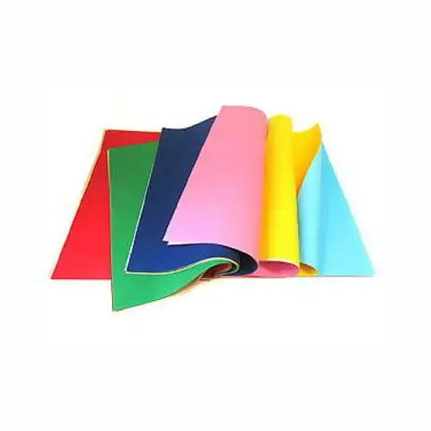 Velveteen paper 100gr cm. 50x70 Yellow - pack 10 pcs