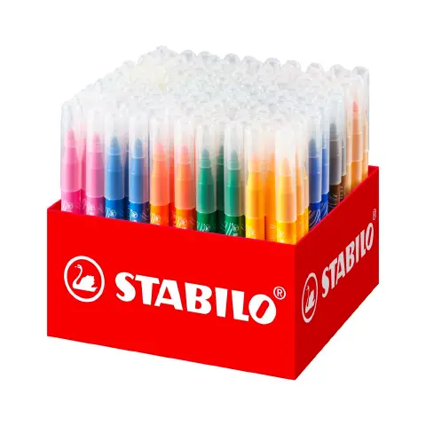 Power Maxi Tip Markers - Schoolpack 140 Pieces in 18 Colors