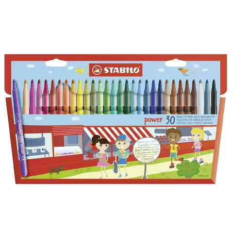 Stabilo Power Markers 30 Colors