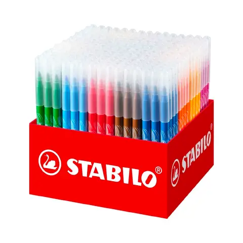 Power 3 mm Pointed Markers - Schoolpack 240 Pieces in 20 Colors