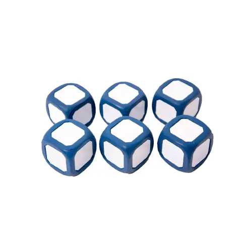 Writable Magnetic Dice Set 6 Pcs.