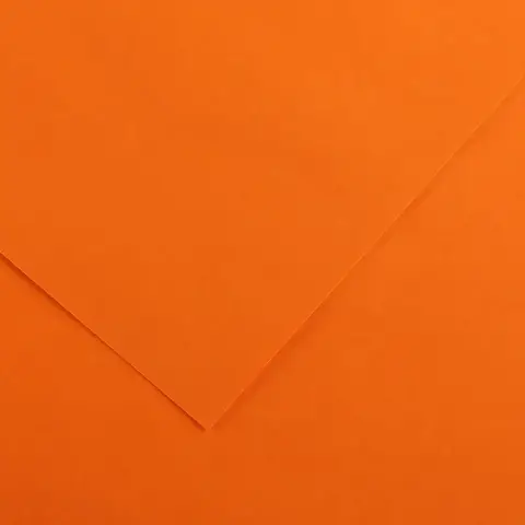 Vivaldi Canson Cardboard 185 Gmq 50 Sheets A4 Orange