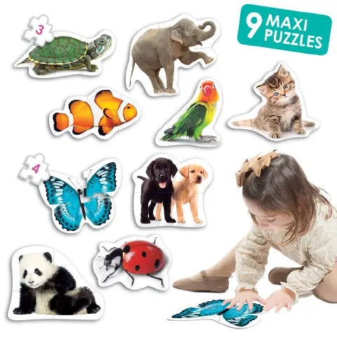 Puzzle Cardboard Maxi Animals