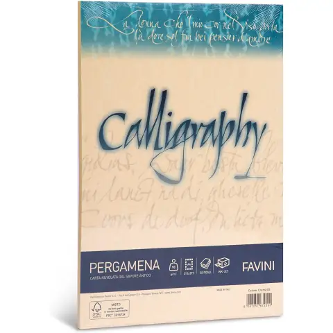 Calligraphy Parchment Paper 90 gr. Cream