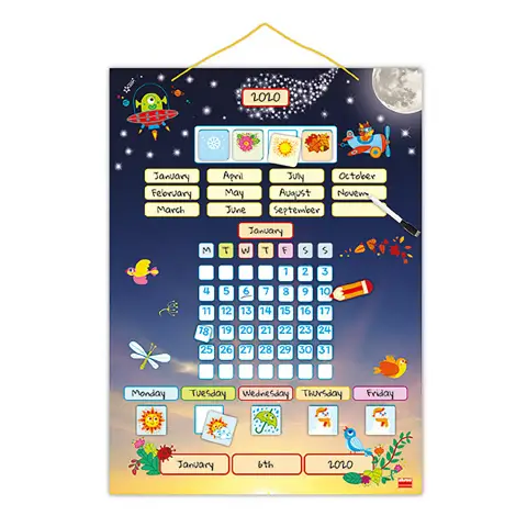Universal Magnetic Class Calendar