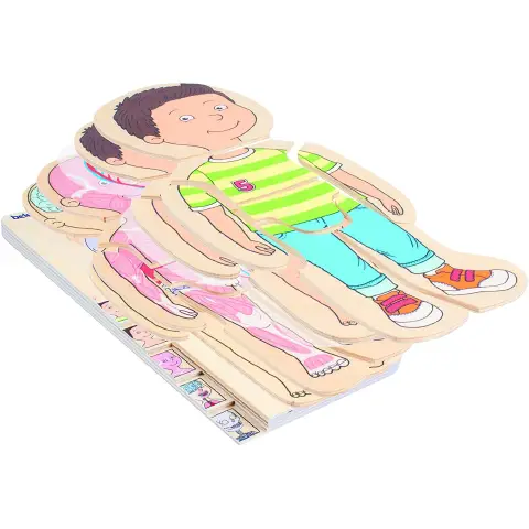 Layered Puzzles My Body: Boy.