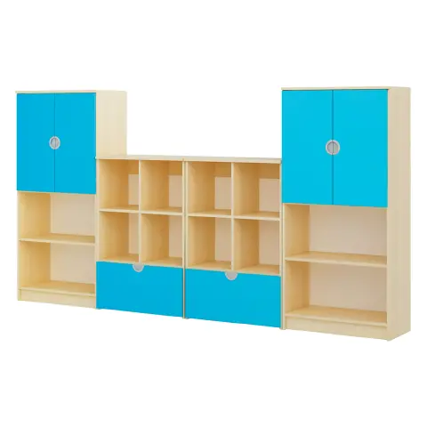 Complete Cube Furniture Set 3: Efficiency and Style for Educational Environments